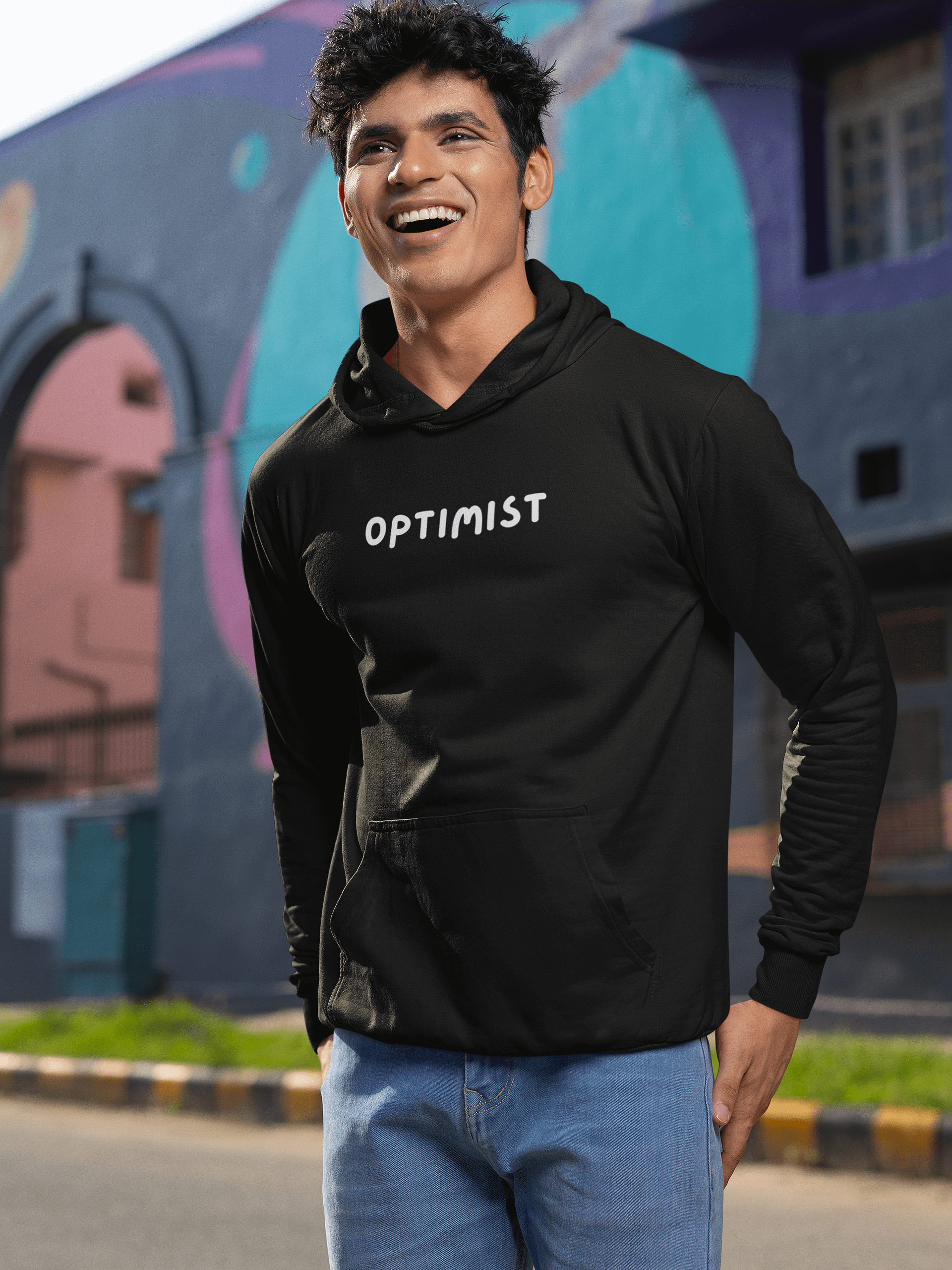 “OPTIMIST” My Vibe Streetwear Hoodie #2 product image (1)