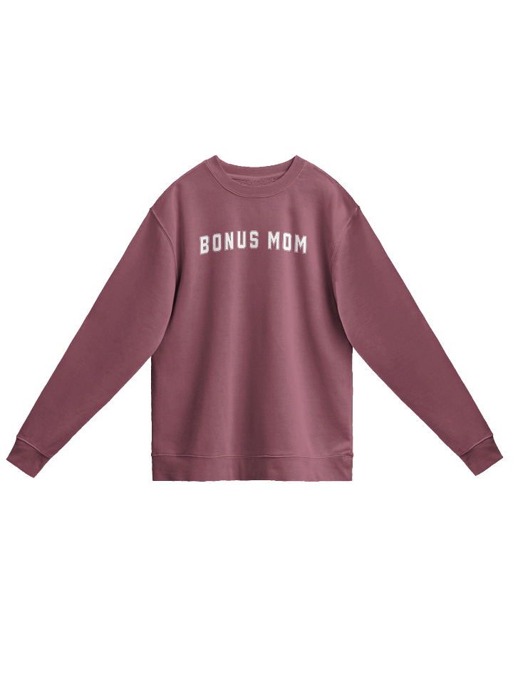 BONUS MOM - S-3XL | Unisex Midweight Pigment Dyed Sweatshirt (16 COLORS) product image (7)