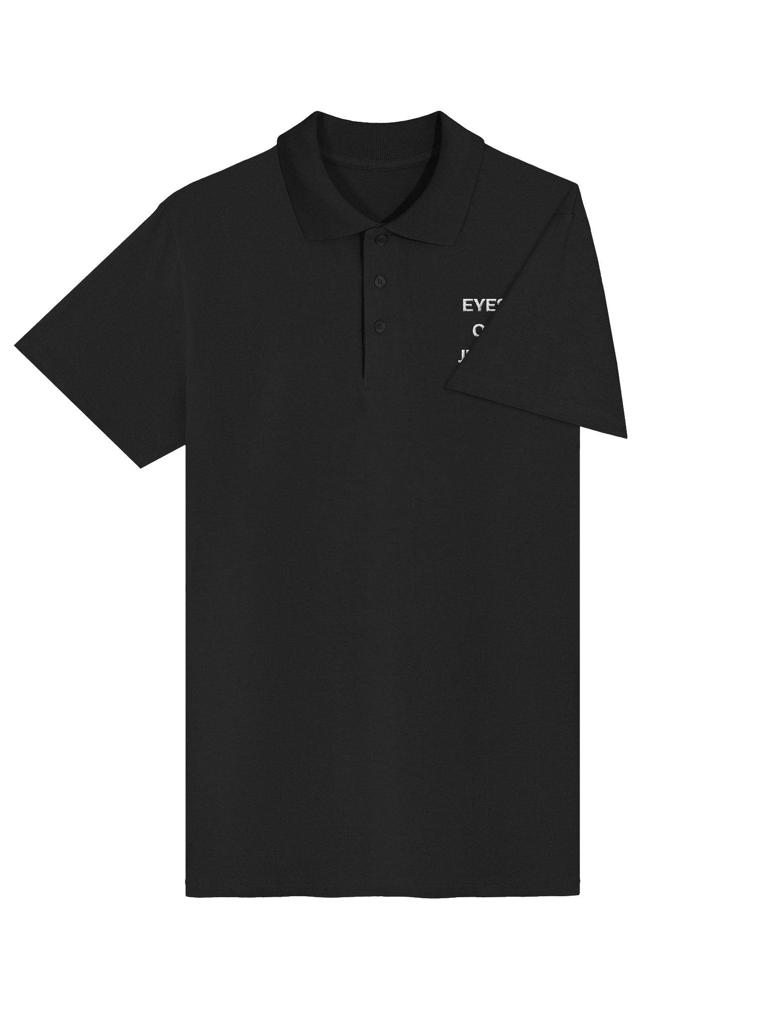 Eyes on Jesus text Polo product image (16)