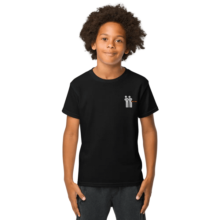 "Unimpressed" Youth Embroidered Tee - White Logo product image (1)
