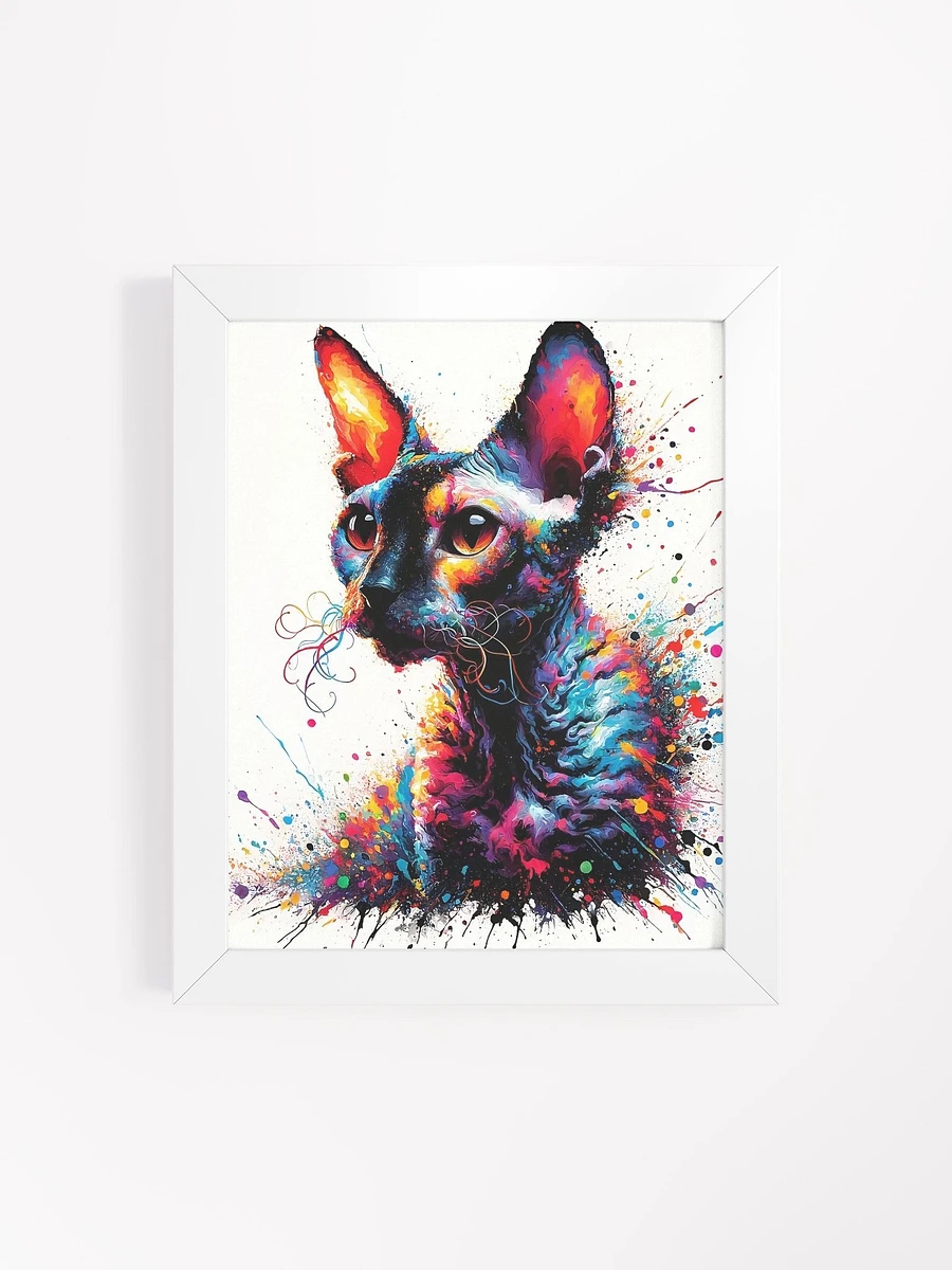 Framed High-Quality Matte Poster (in): Cornish Rex 2 product image (52)