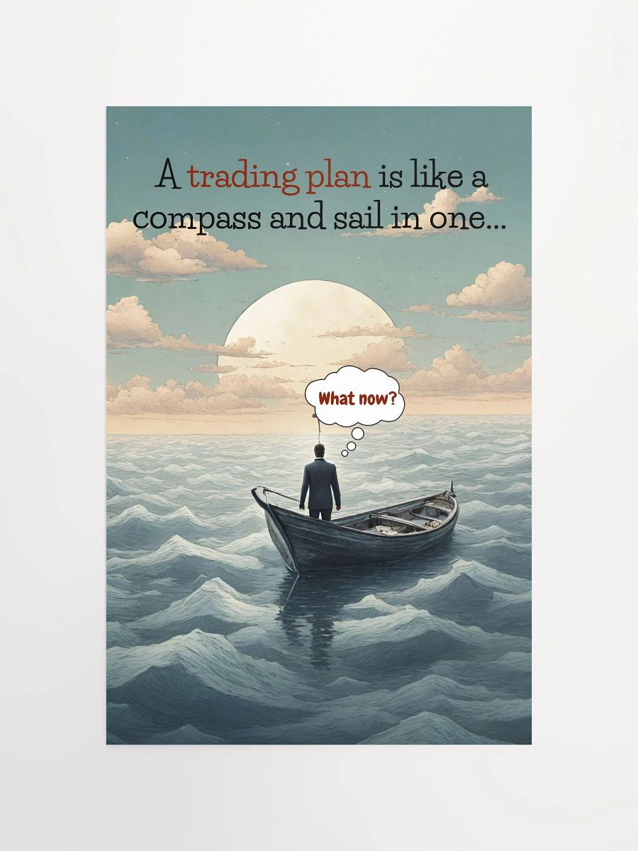 Inspirational Trading Plan Poster (Original Artwork) product image (11)
