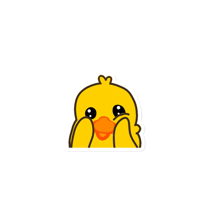 Squishy Duck Die-Cut Magnet product image (1)
