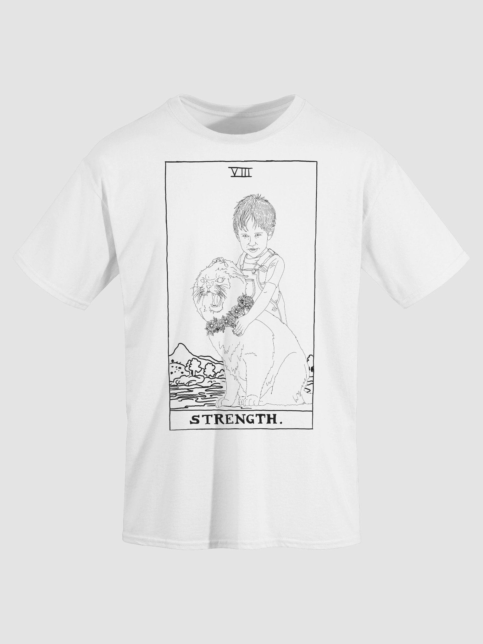 Gage and Church Strength Tarot Card Shirt Minimalist product image (3)