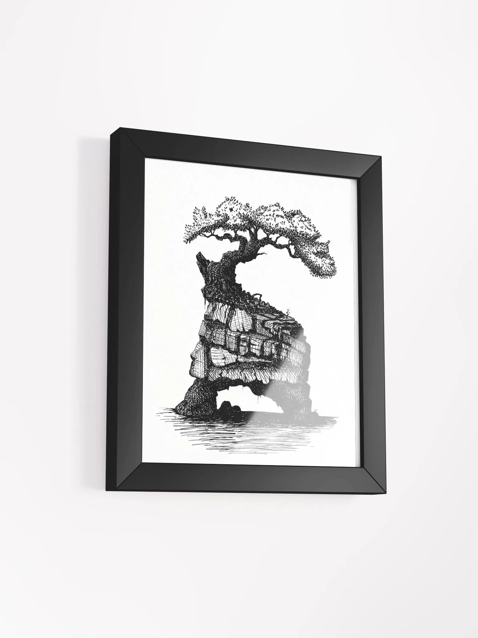 "A Rock" Framed Print product image (2)