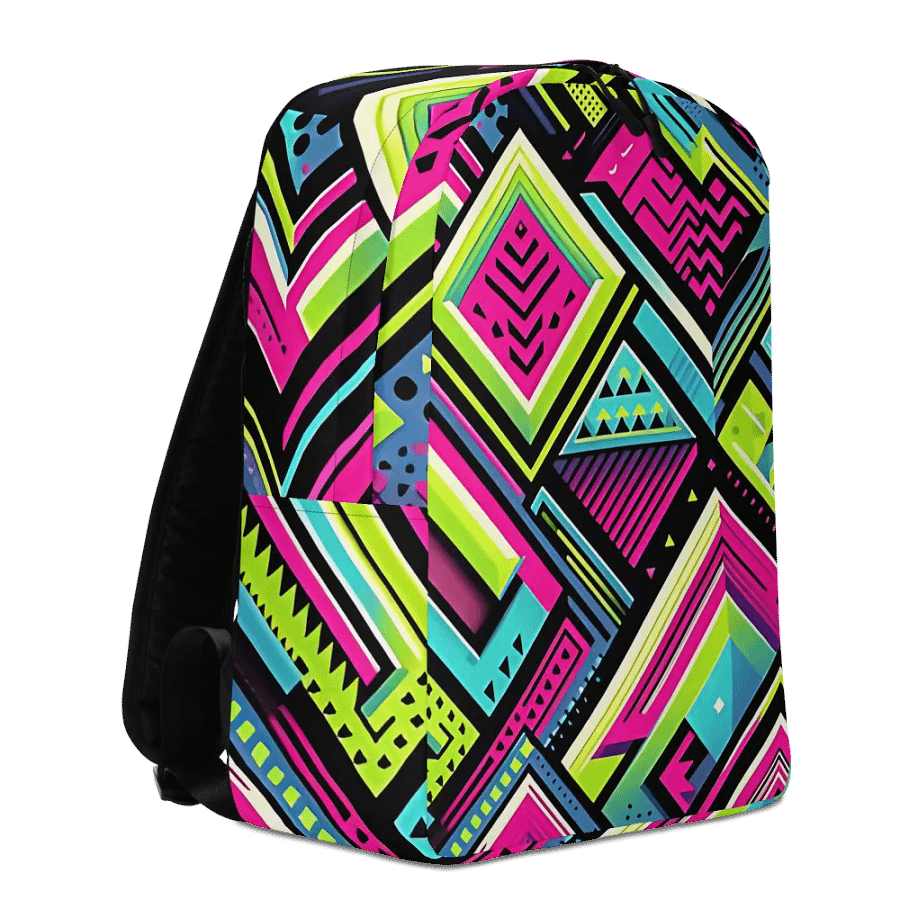 Neon Pop Art Minimalistic Backpack product image (9)