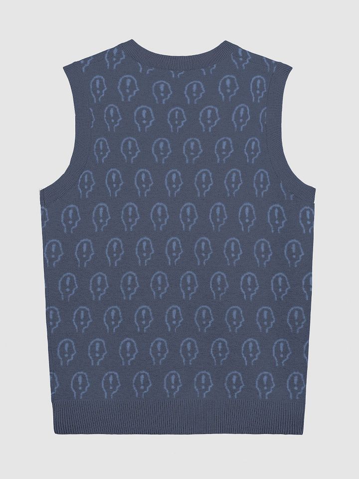 EXCLAIMING MENTALLY (duotone navy) knitwear vest product image (9)