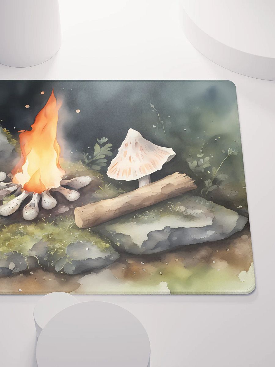 Cotton Swab Campfire, Gaming Mouse Pad, 2 Sizes product image (5)