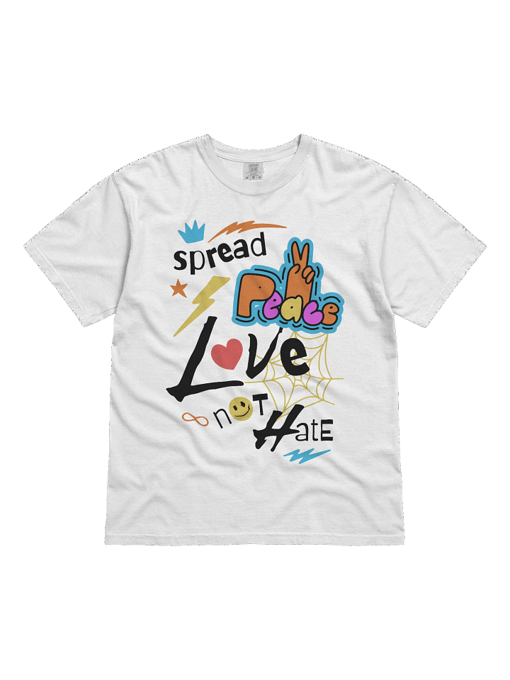 Spread Love, Not Hate | Comfort Colors Unisex T-Shirt product image (2)