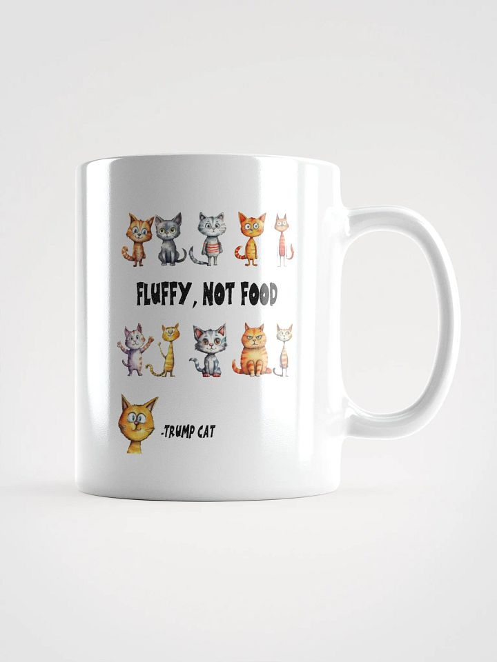 Fluffy, Not Food Cat Mug product image (3)