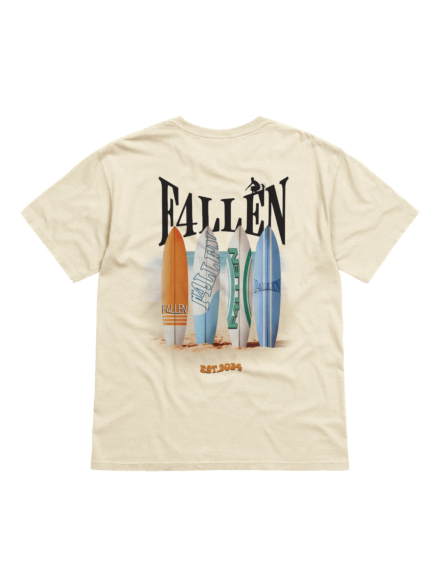 F4LLEN SURF BOARD T-SHIRT product image (1)