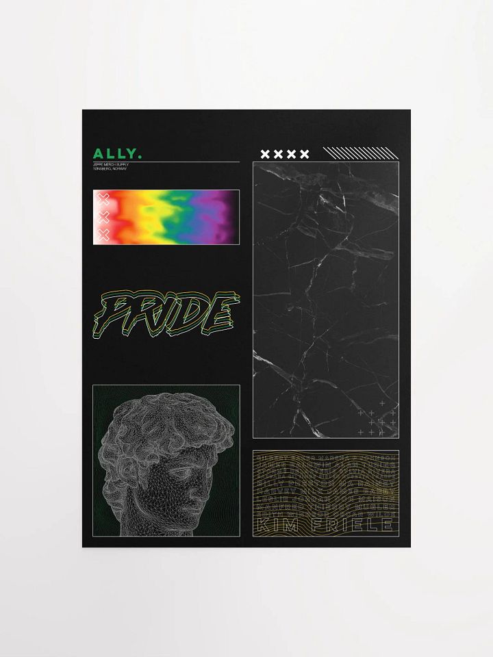 Straight Ally Pride Poster product image (1)