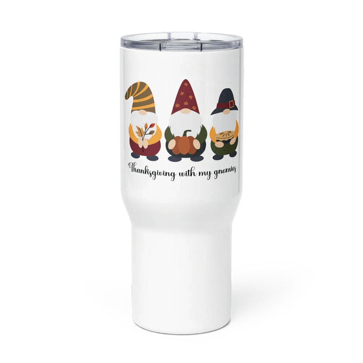 Autumn Gnomes Stainless Steel Travel Mug product image (1)