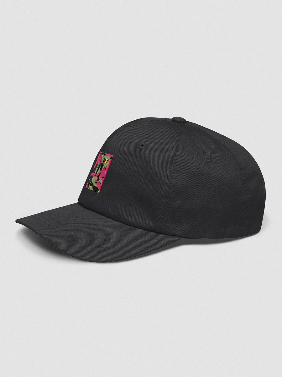 Miniaday Designs Abstract Hot Pink and Black Dad Hat product image (3)