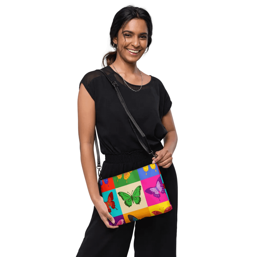 Butterfly Bliss All-Over Print Crossbody Bag product image (10)