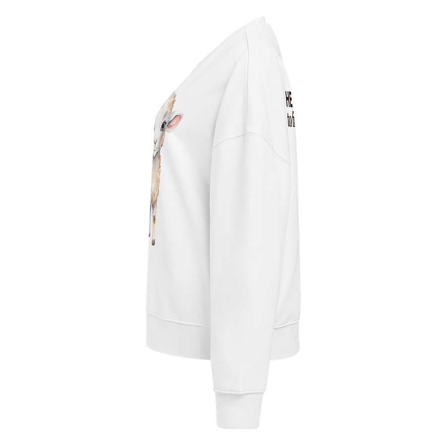 Lamb of God Watercolor Organic Sweatshirt product image (3)