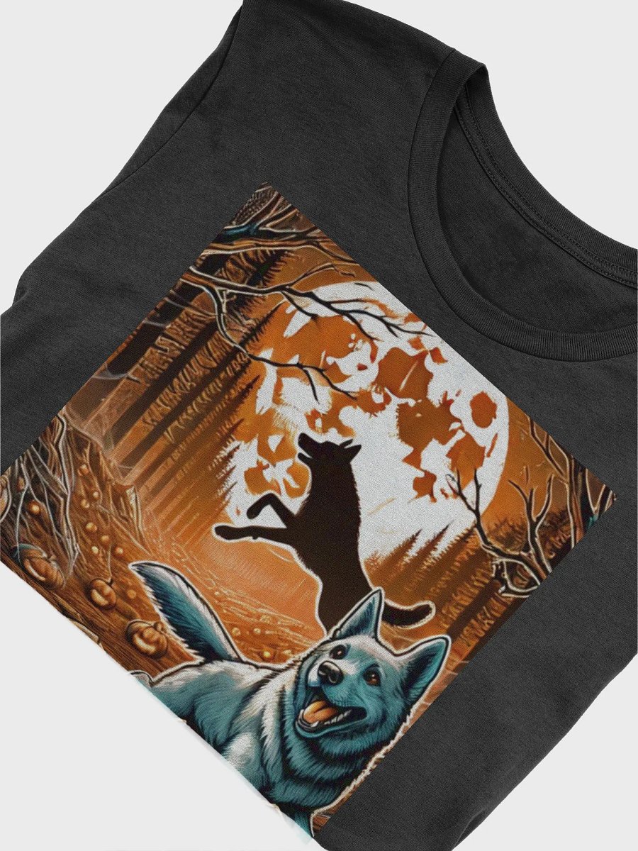 Moonlit Howl Halloween T-Shirt Orange product image (5)