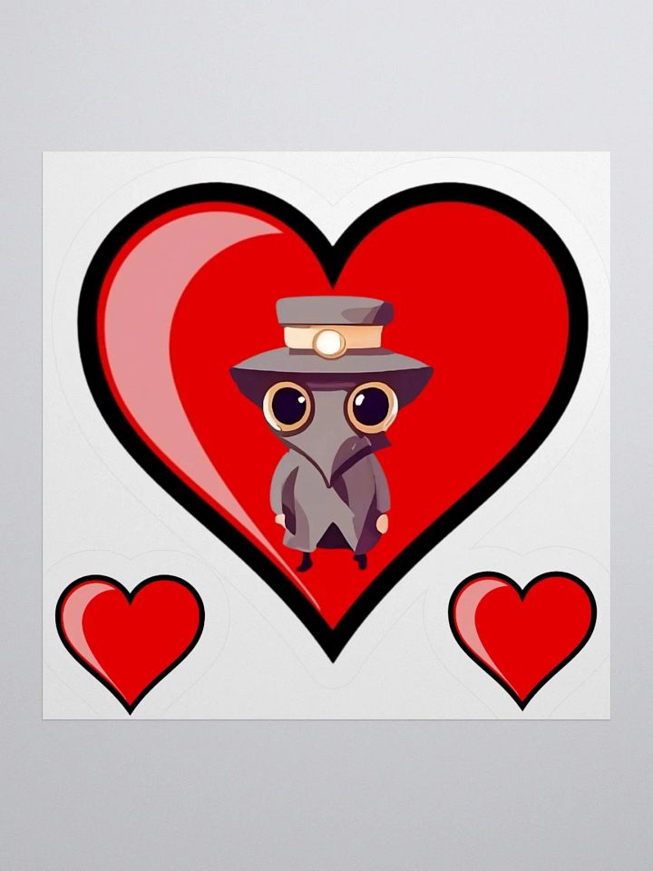 Heart sticker product image (2)
