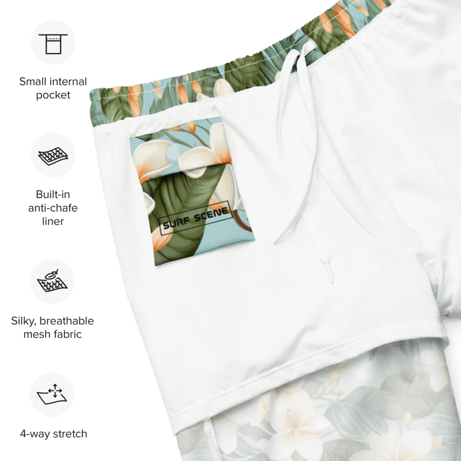 Frangipanni Hawaiian Trunks product image (5)