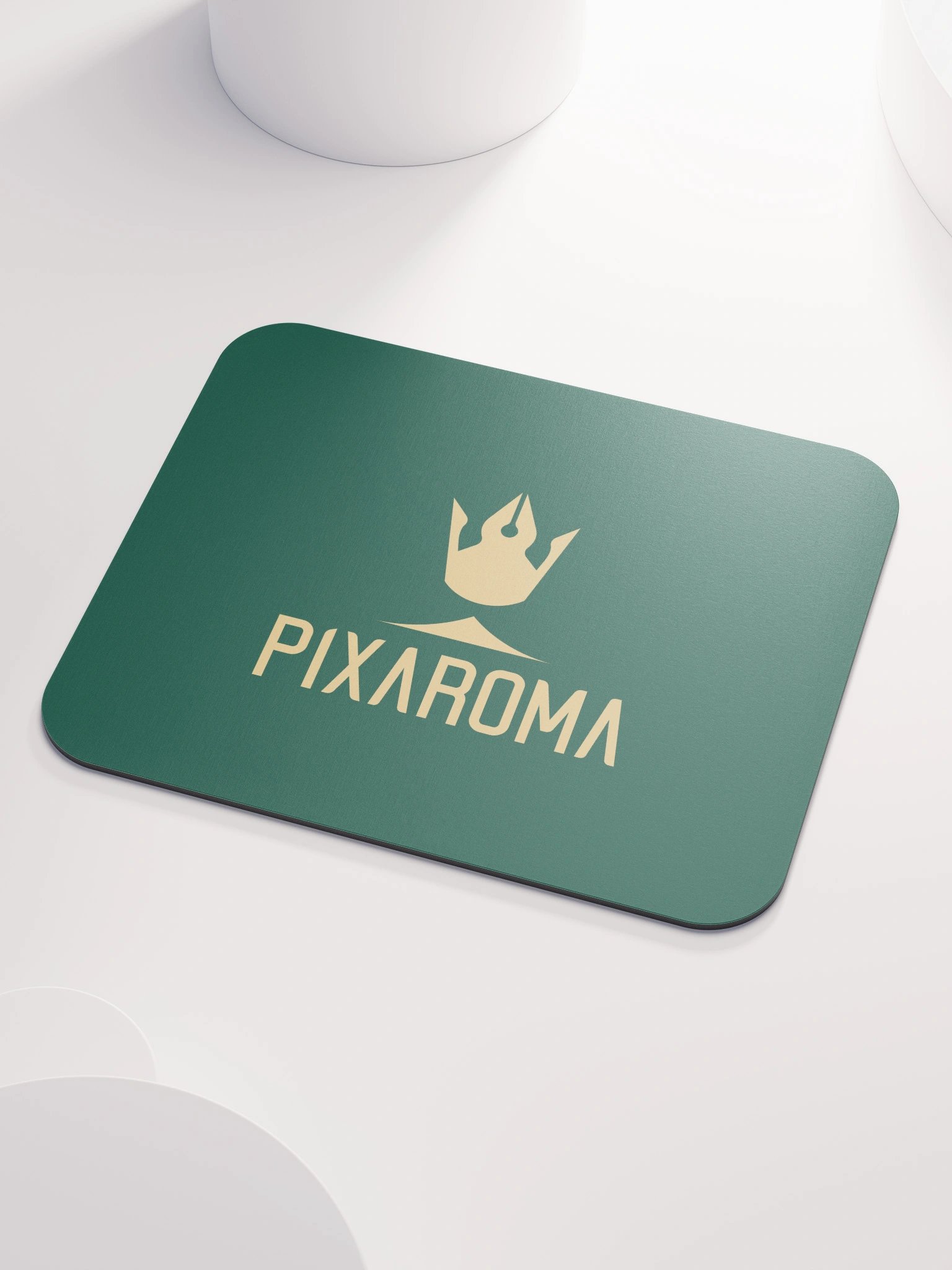 Pixaroma Gold Logo Mouse Pad (Green Edition) product image (3)