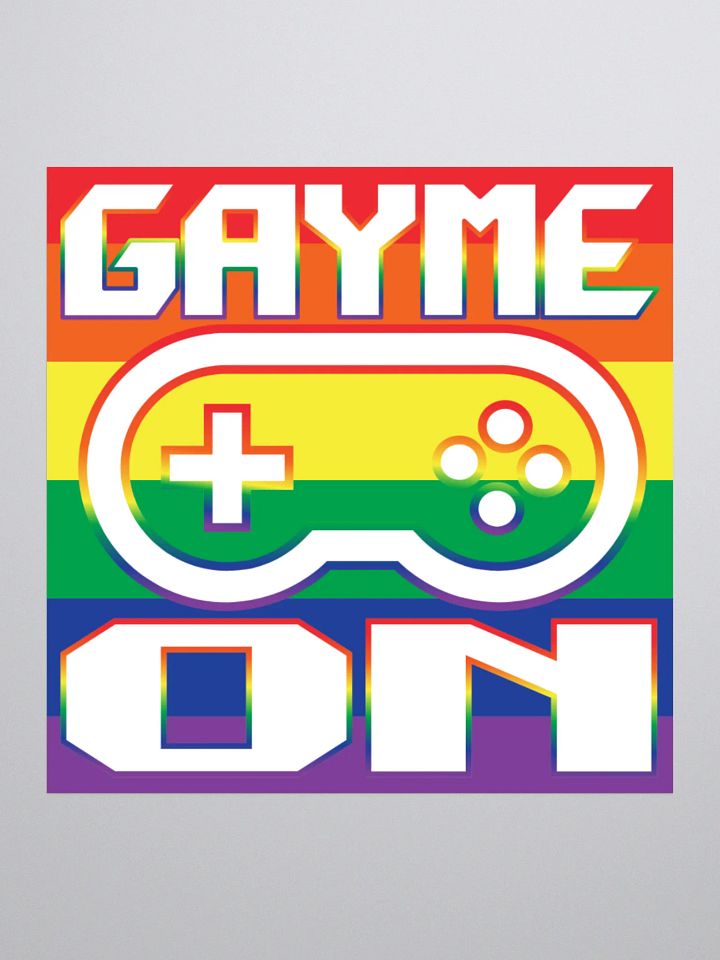 Gayme On! sticker product image (1)