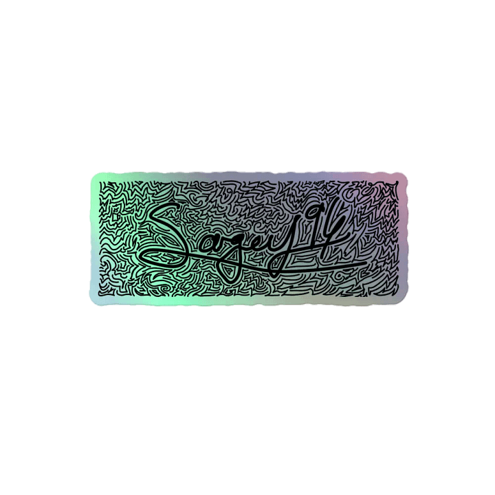 Sargey's Mindless Wandering Holographic Sticker product image (2)