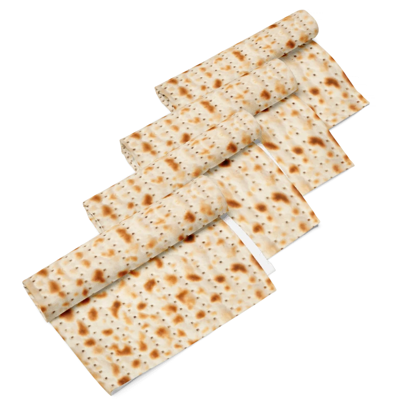 Passover Cloth Napkins- Matzah Pattern product image (6)