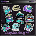 Complete Set of 10 Stickers product image (1)