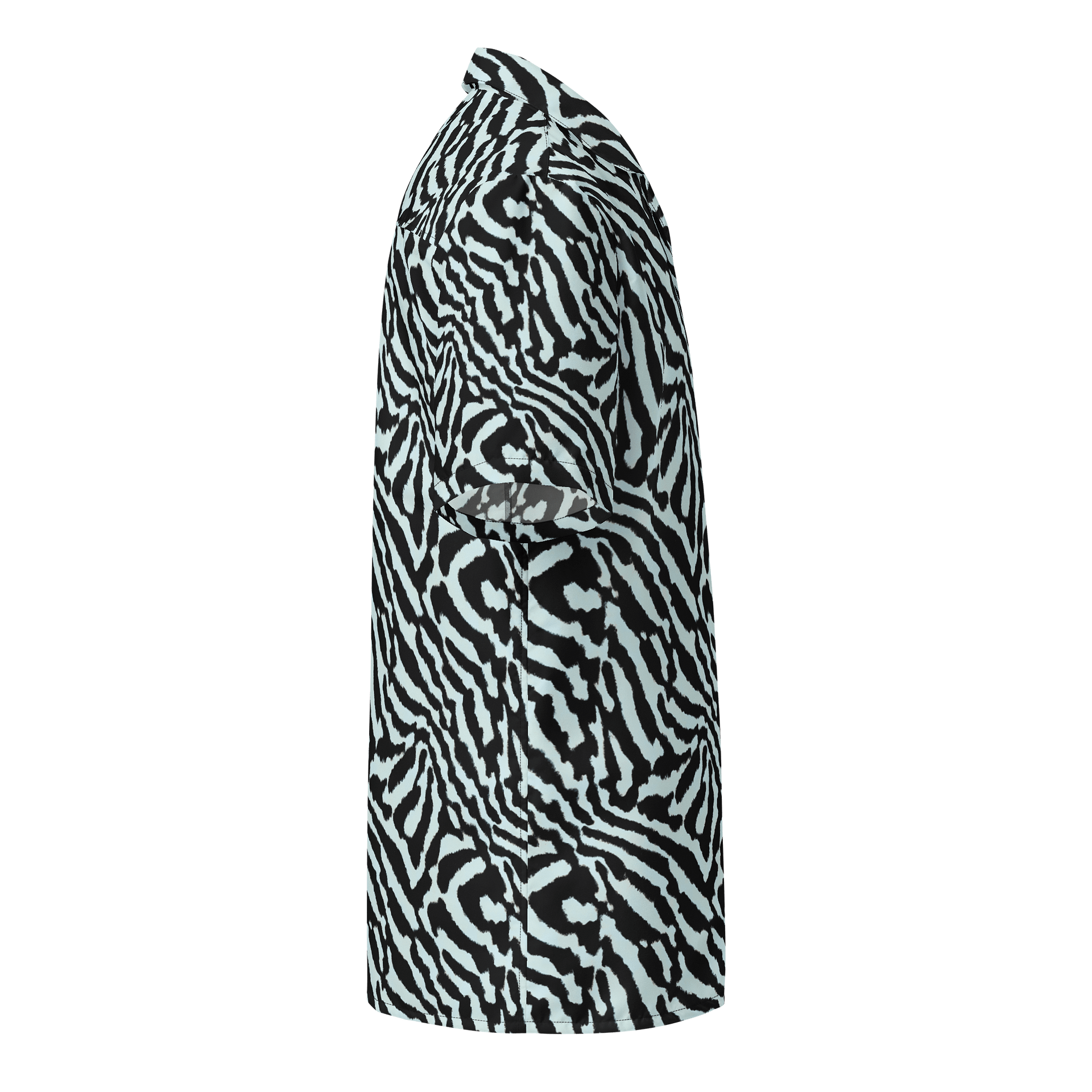 Blue Zebra Hawaiian Shirt product image (4)