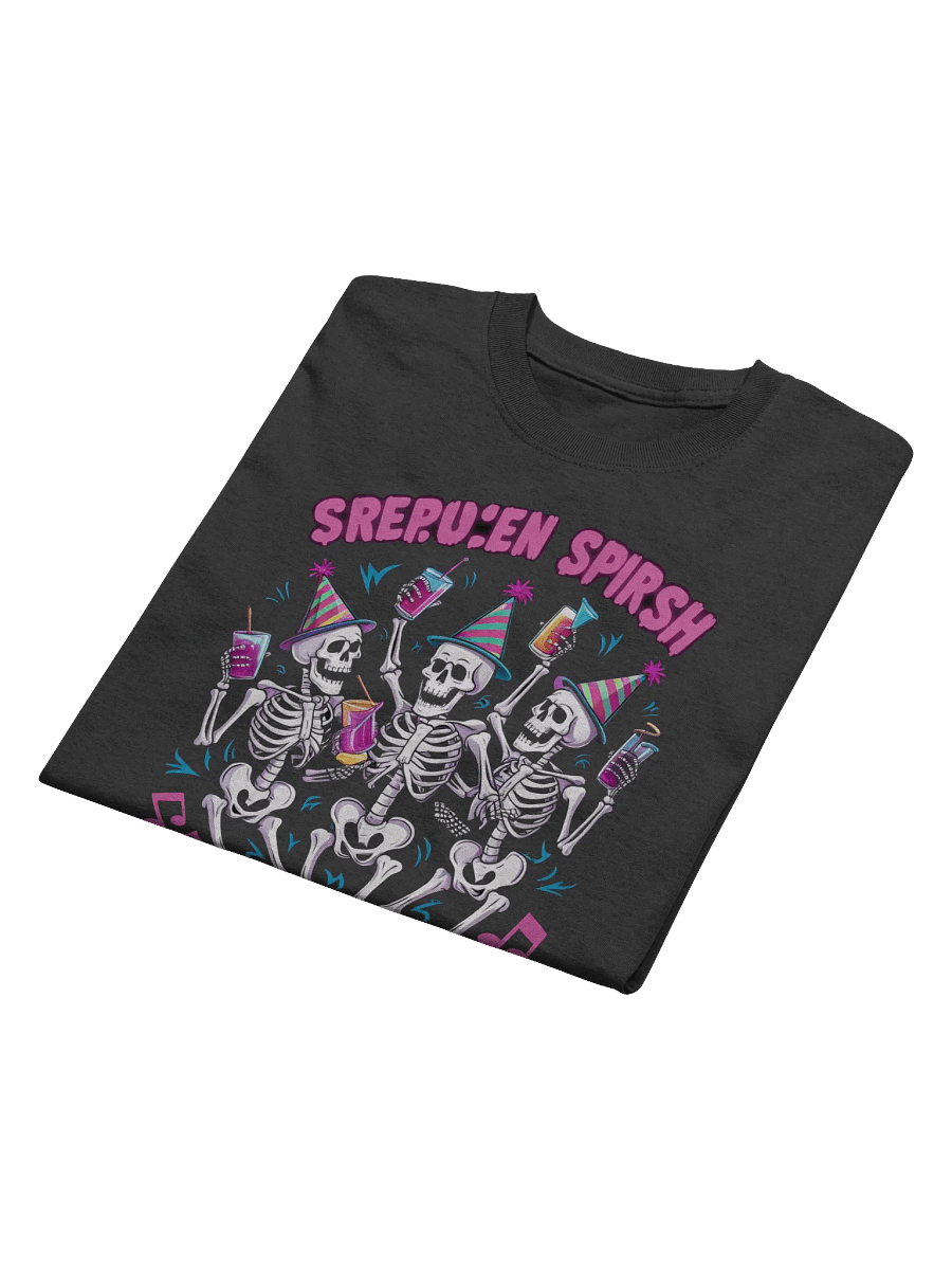 Dancing Skeletons T-Shirt, Spooky Party Gift, Fun Halloween Tee product image (3)