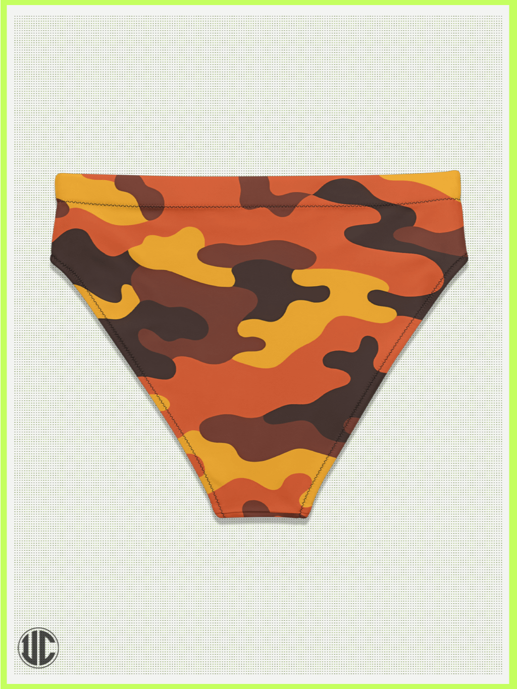 UnkoCon – Savage Sunset Orange Camo Bikini Bottom product image (2)