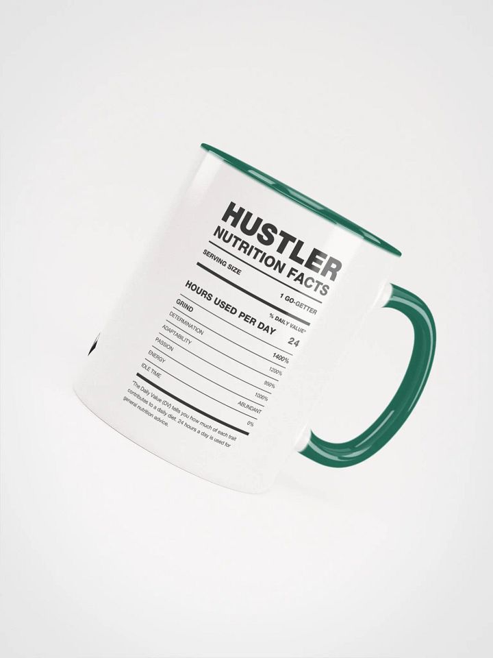 HUSTLER Nutrition Facts Ceramic Mug product image (1)