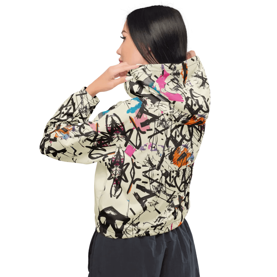 Urban Tagged by Swayze Crop Hoodie Windbreaker product image (4)