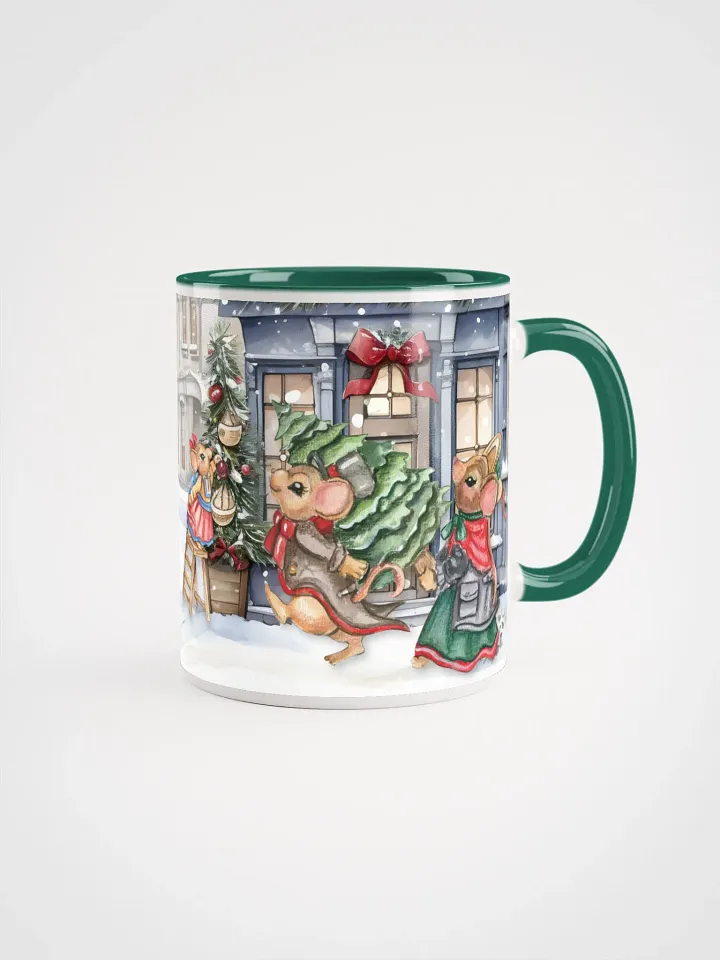 Prelude To Christmas Ceramic Mug | Holiday-Themed Mouse Design | It's A Mice Life Series product image (1)