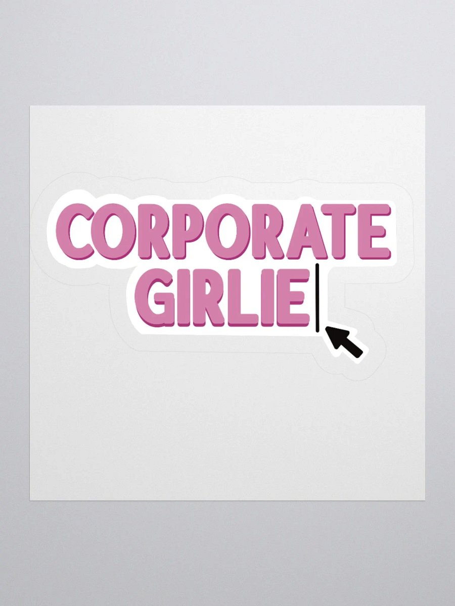 Corporate Girlie Kiss Cut Sticker product image (8)