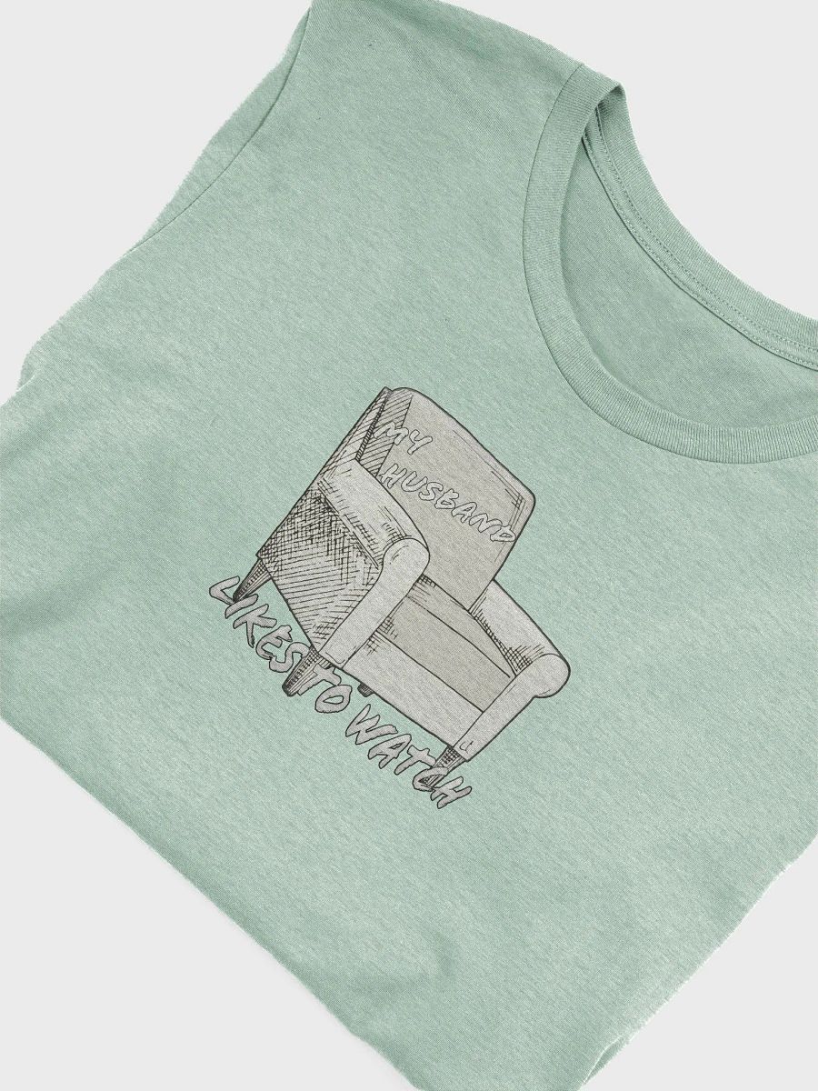 My husband likes to watch flowy Tee product image (54)