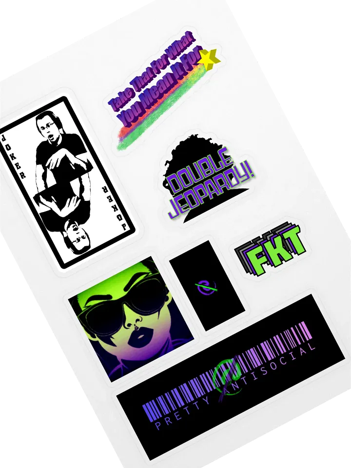 Pretty AntiSocial Spring/Summer Sticker Sheet 🌞🎙️ product image (1)