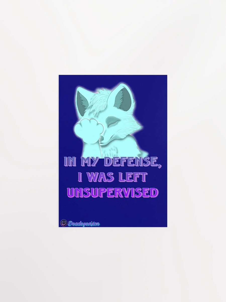 In my defense Poster product image (1)