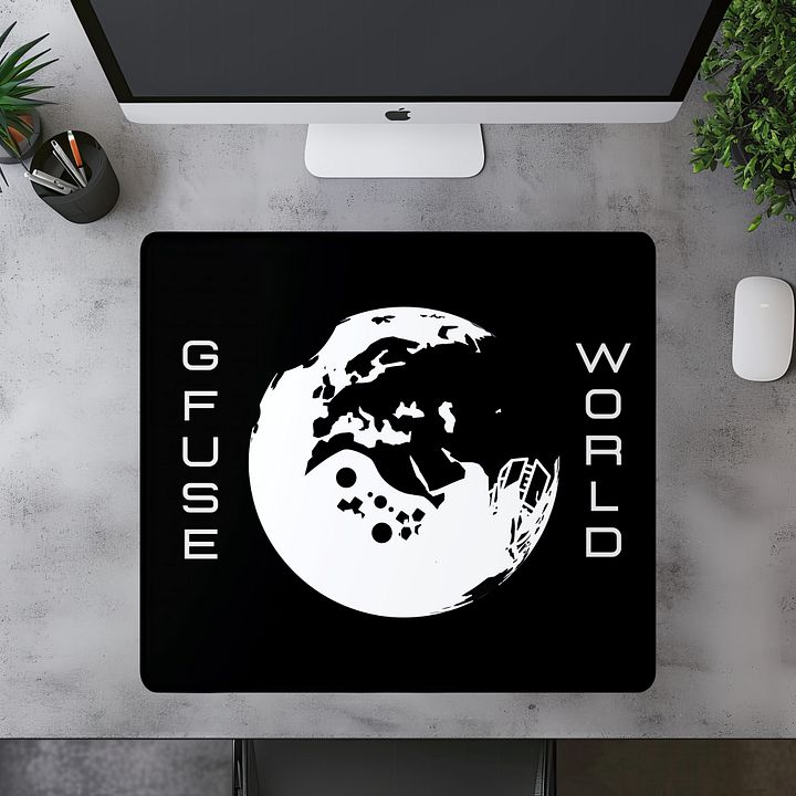 GFuse World XL Explorer Mouse Pad | Black product image (1)