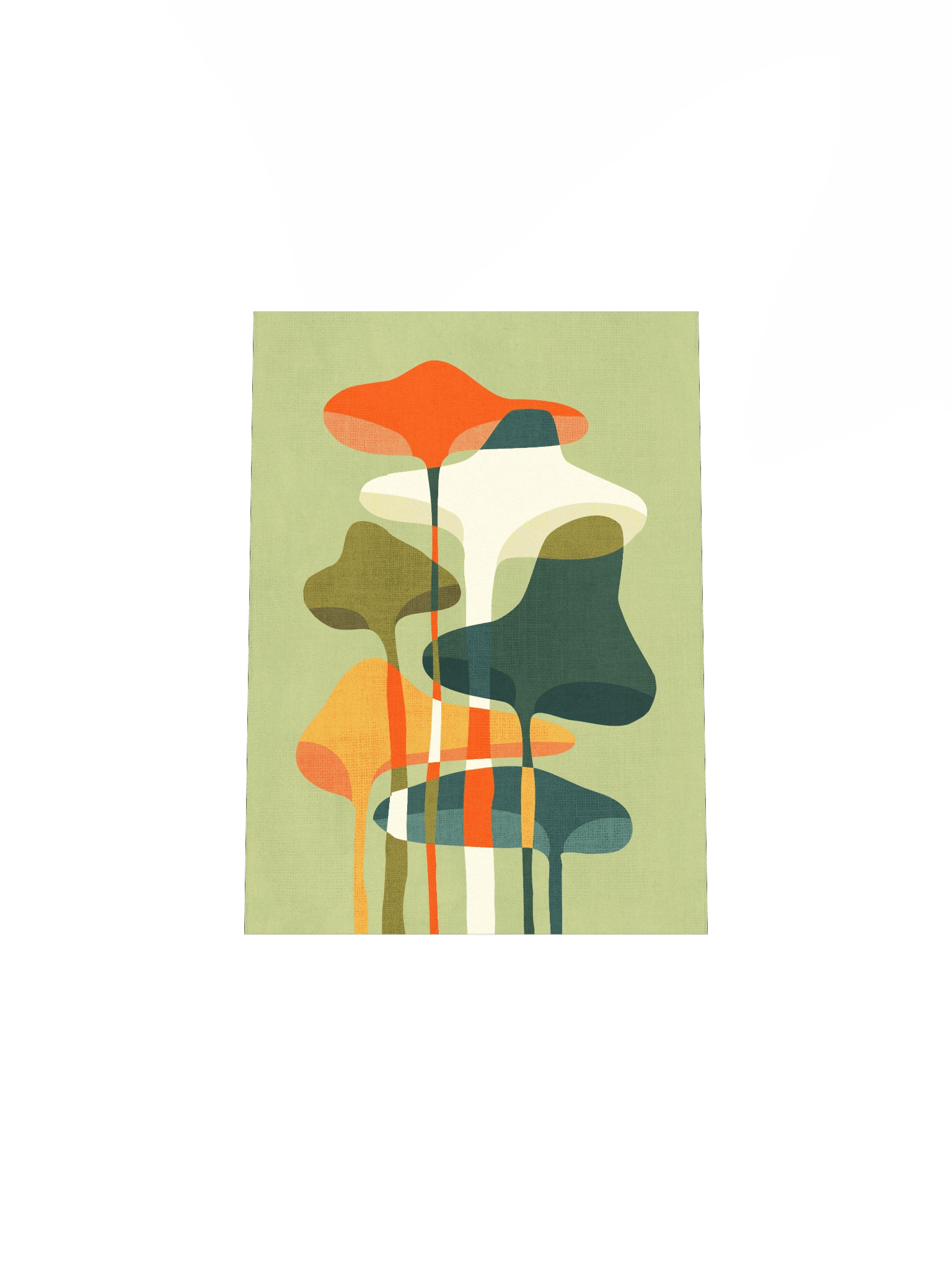 wild mushrooms art print product image (26)