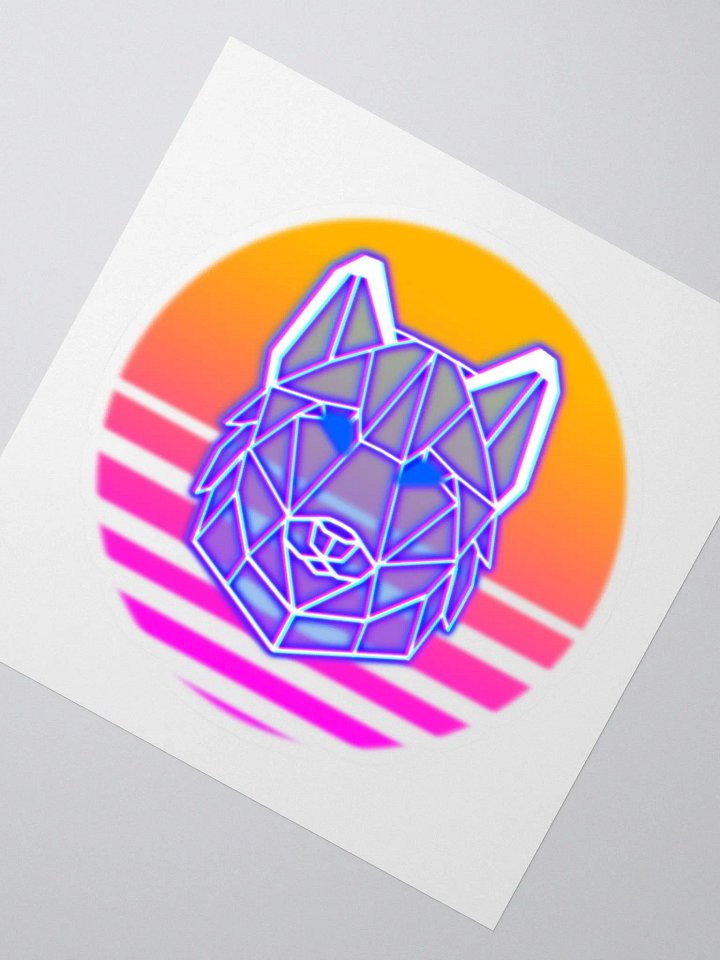 Husky Sunrise Sticker product image (2)