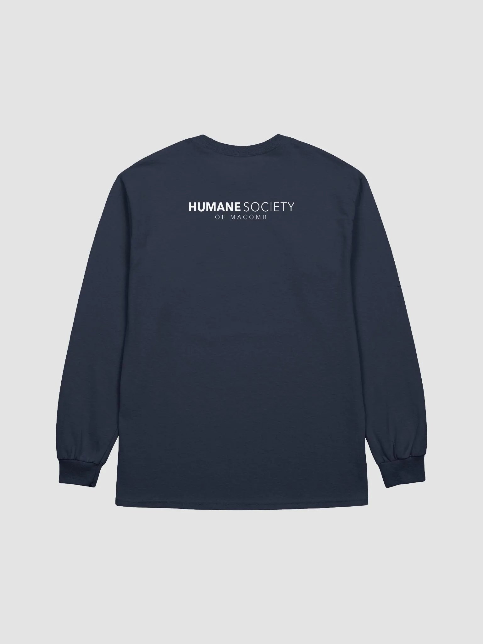 Humane Society of Macomb RFVD Long Sleeve T-Shirt product image (10)
