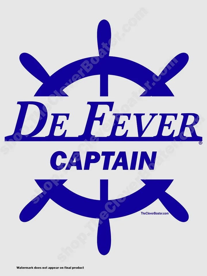 DeFever Captain - T-Shirt - Light Shirt w/Blue Logo product image (2)