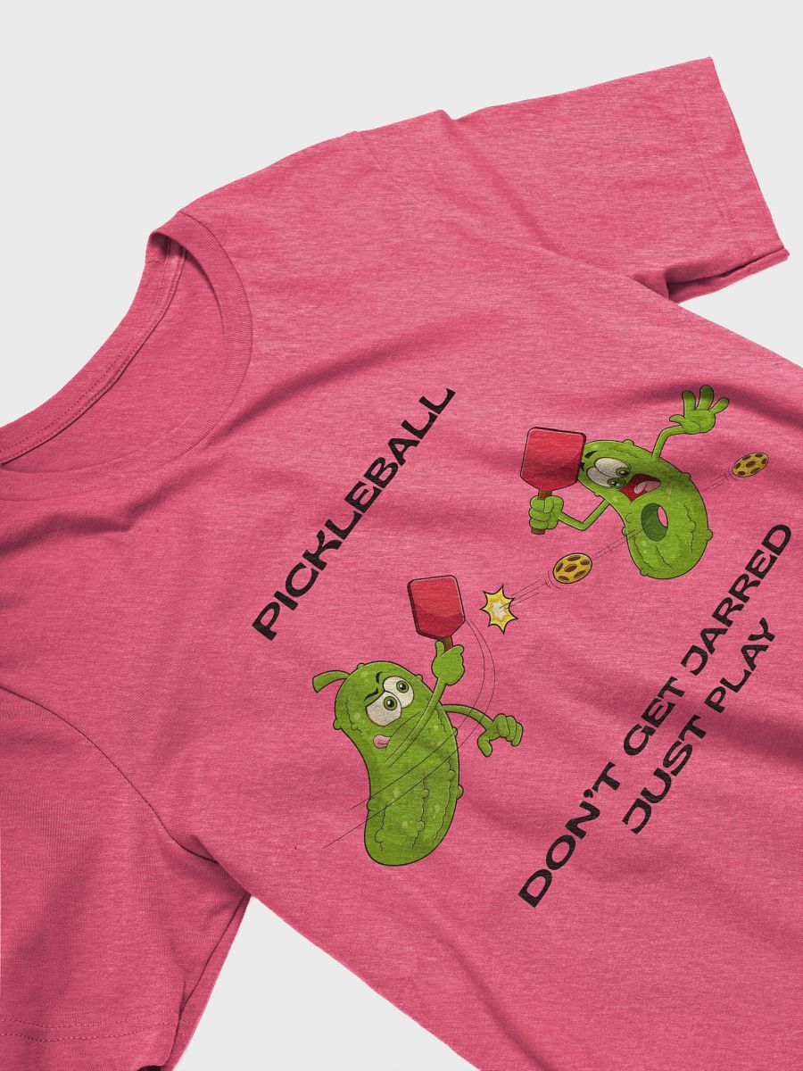 Pickleball Don't Get Jarred Just Play Supersoft T-Shirt product image (33)