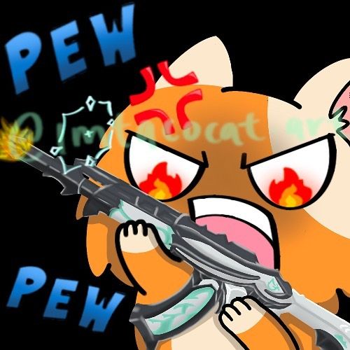 Angy neko goes pew pew 🔫😾

Been a while but here’s another free artwork that @tan_clavern redeemed for 200K points on my Twit...