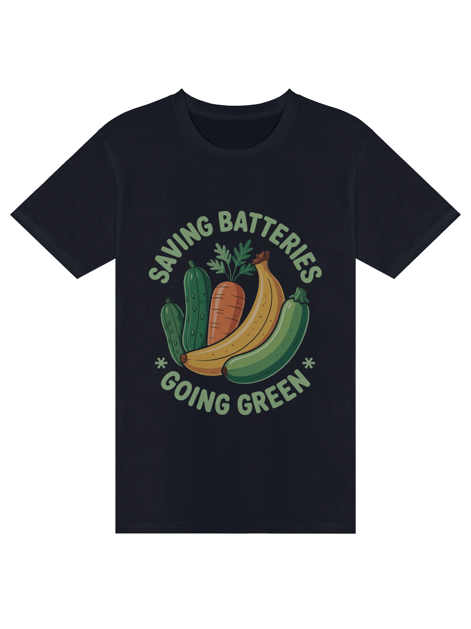Saving Batteries Going Green Tee product image (2)