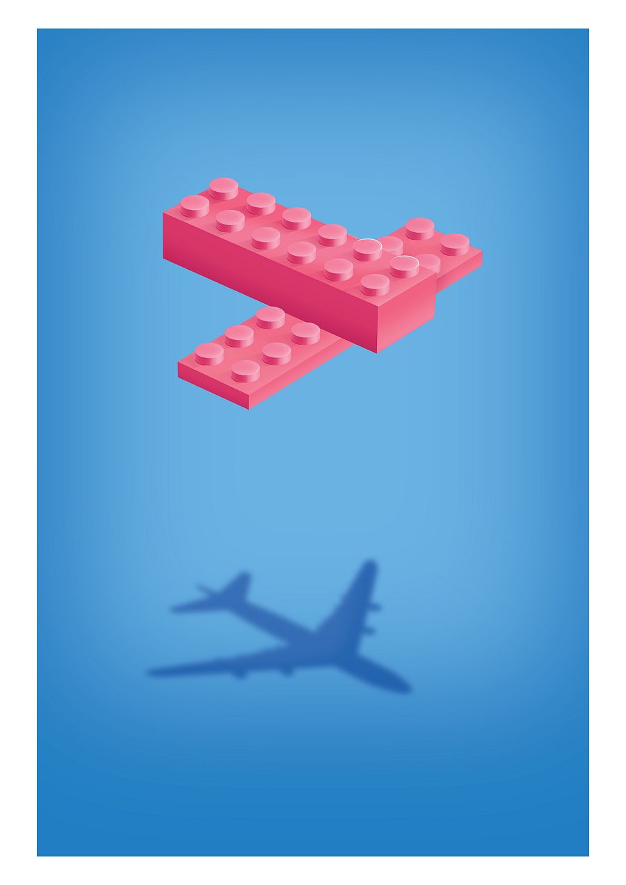 Plane (Pink) | Poster product image (6)