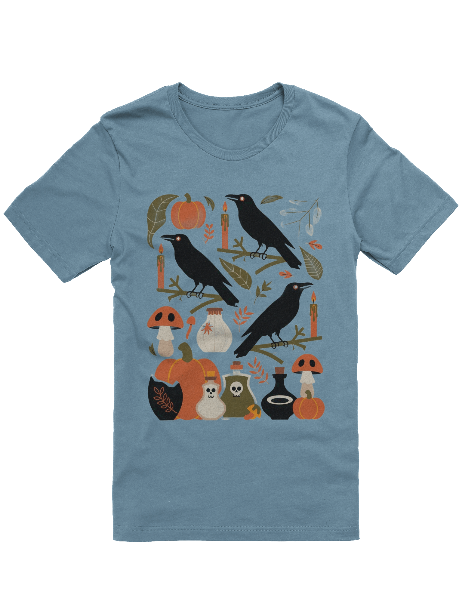 Boho Halloween T-Shirt | Autumn Boho Tee | Spooky Season Shirt | Gothic Boho T-Shirt | Gift for Halloween Lovers product image (3)