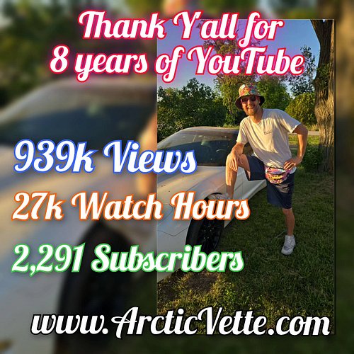 First off, thank you God for this many years of blessings! Secondly, thank you for your support! We appreciate y'all! 

8 yea...