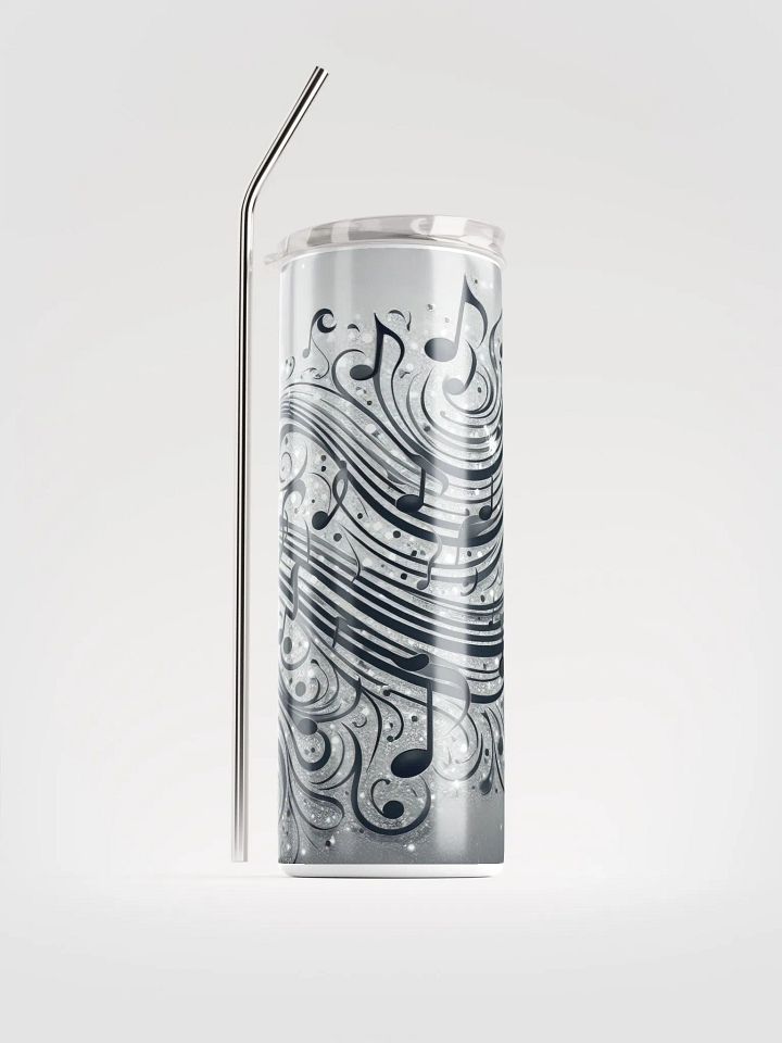 Rhythmic Notes Stainless Steel Tumbler product image (1)